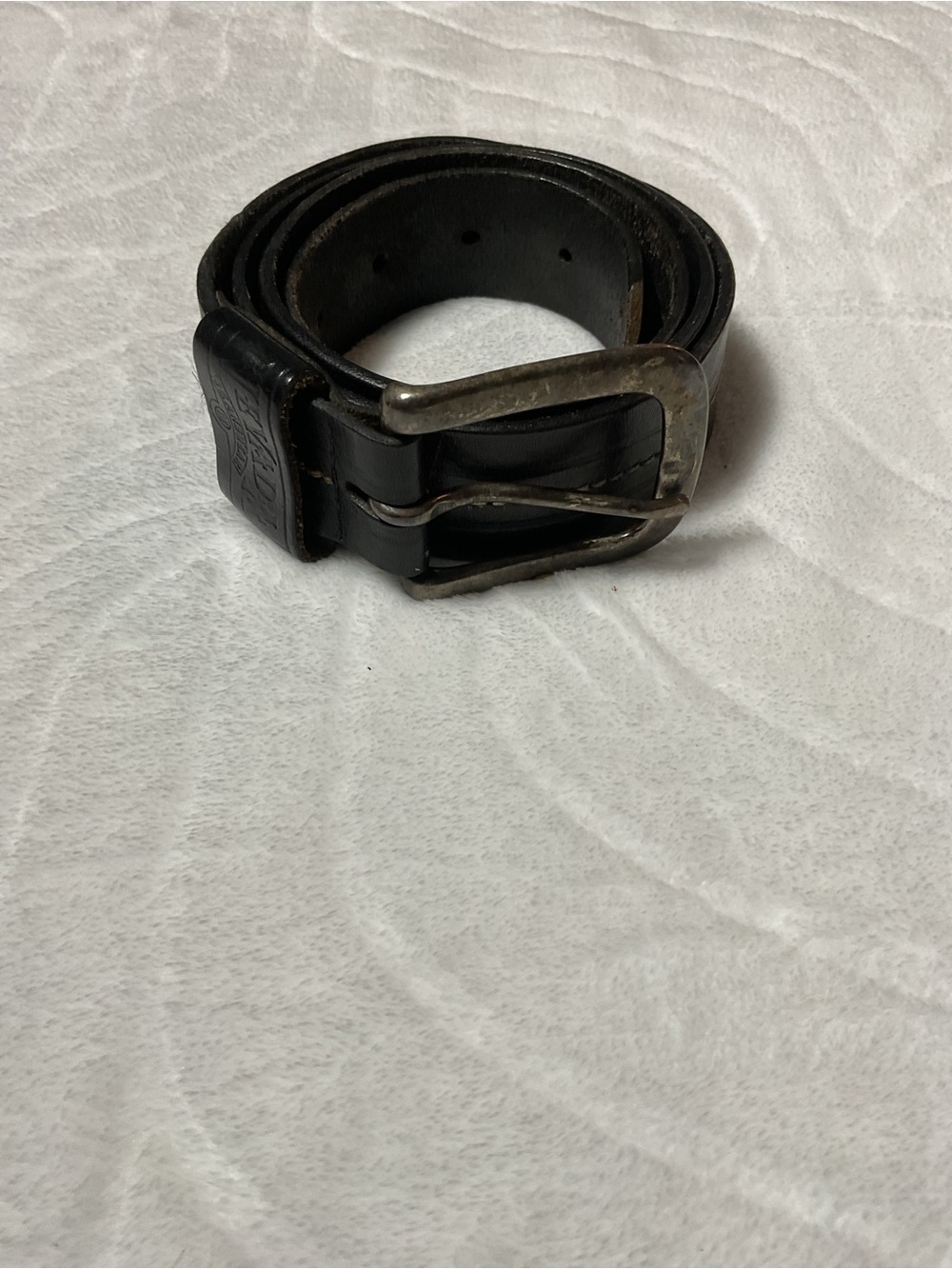 Vintage 90’s black leather belt